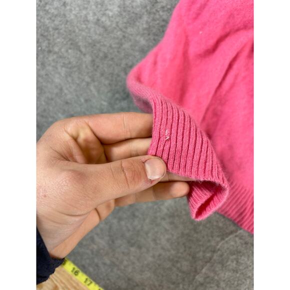 Parisian Signature Cashmere Sweater Womens Large Pink Preppy Casual Warm Cozy - Picture 6 of 10